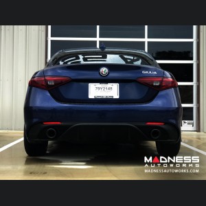 Alfa Romeo Giulia Performance Exhaust - 2.0L - MADNESS - Monza - Carbon Fiber Tips